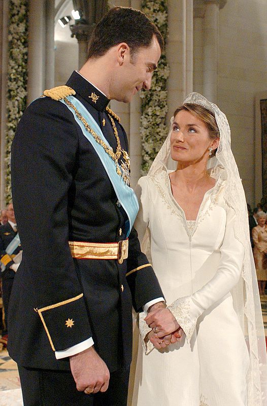 Los príncipes contrajeron matrimonio el 22 de mayo de 2004 en la catedral de la Almudena de Madrid.