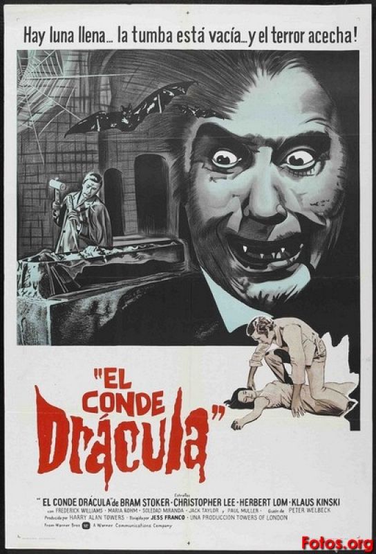 En 1970 Jess Franco dirigió a Christopher Lee en 'El conde Drácula'