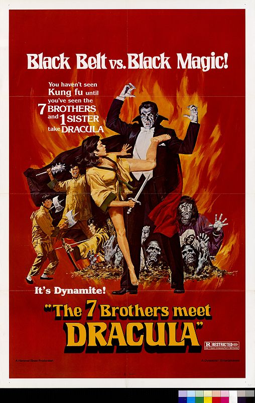 Cartel de 'The 7 brothers meet Dracula'