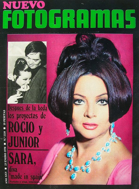 Sara Montiel en la portada de Fotogramas en 1970.