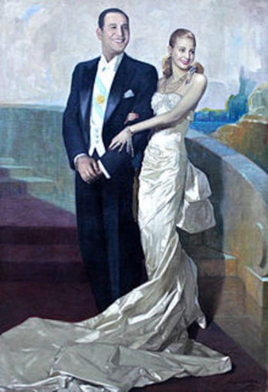 Retrato del matrimonio Perón 