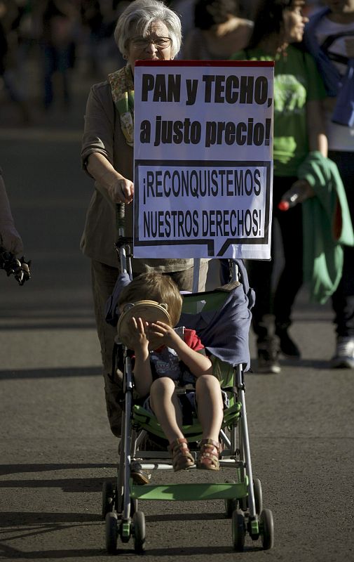 Manifestación "Pueblos unidos contra la troika"