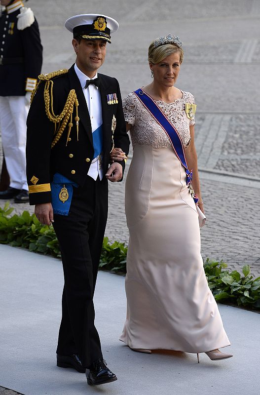 El príncipe Eduardo de Inglaterra junto a su esposa Sofía.