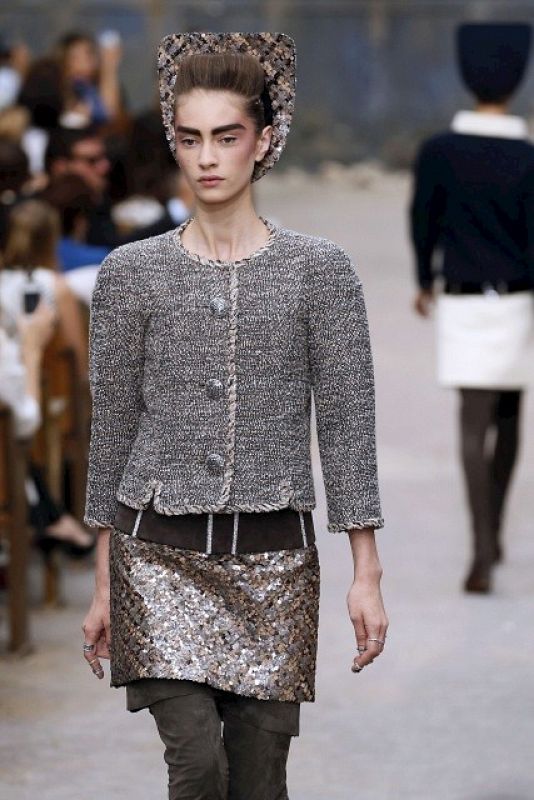 Desfile de Chanel. Alta costura de París