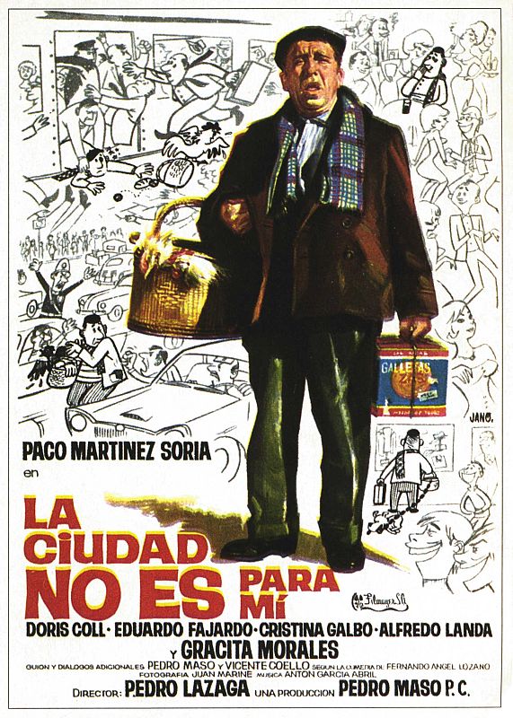 Cartel de la película La ciudad no es para mí