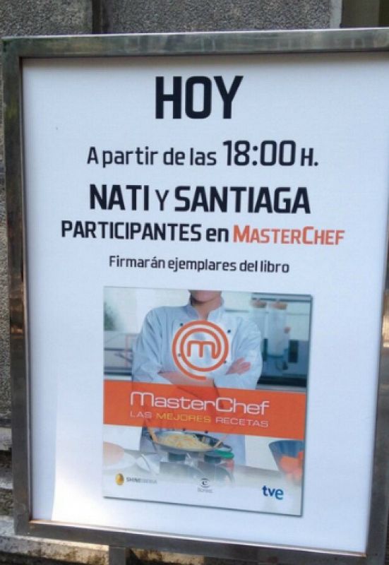 MasterChef - Gira de la firma de libros