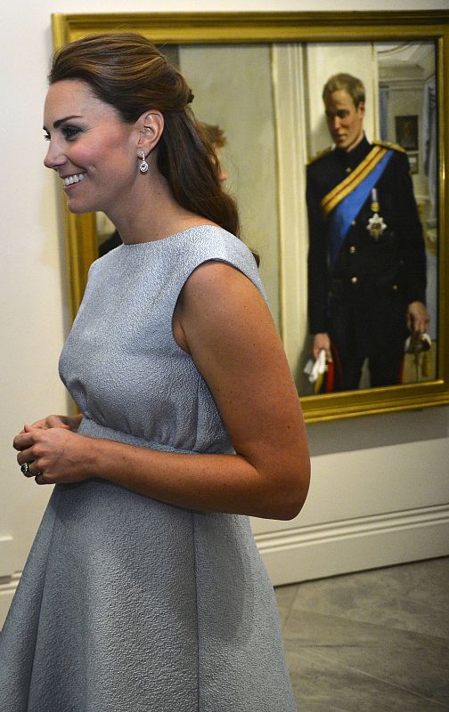 La pareja real asiste a una recepción en la National Portrait Gallery de Londres el pasado mes de abril.