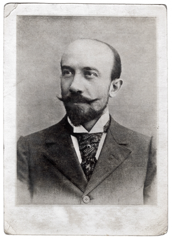 Georges Méliès en 1895, a los 34 años de edad