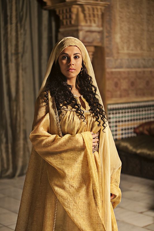 Alba García, en su papel como Morayma