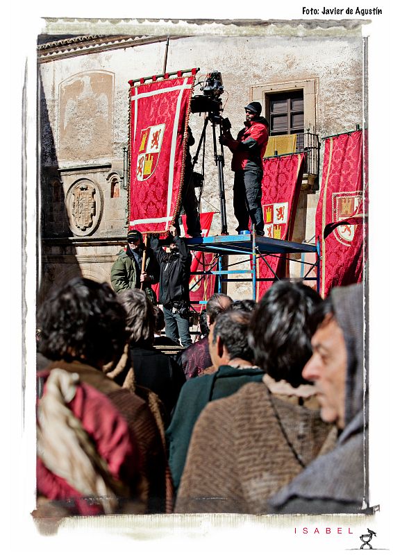 Así se rodó la llegada de Fernando a Segovia