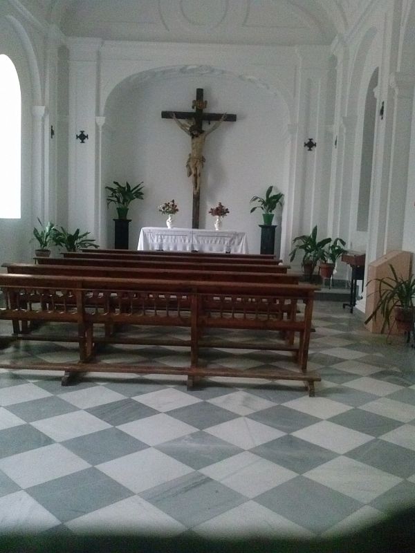 Interior de la ermita