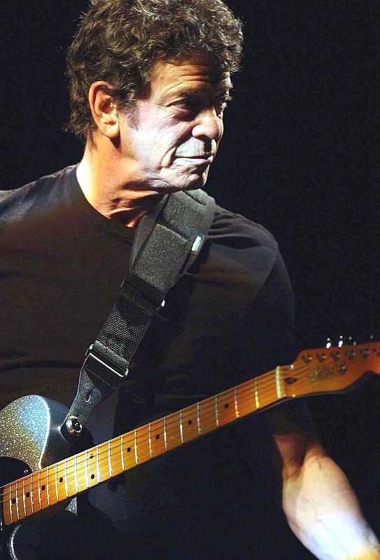 Lou Reed durante un concierto en Zurich.