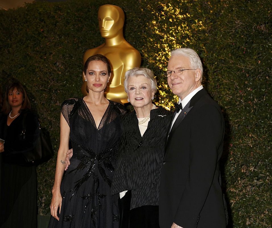 Jolie, Lansbury and Martin arrive at the 5th Annual Academy of Motion Picture Arts and Sciences Governors Awards in Hollywood