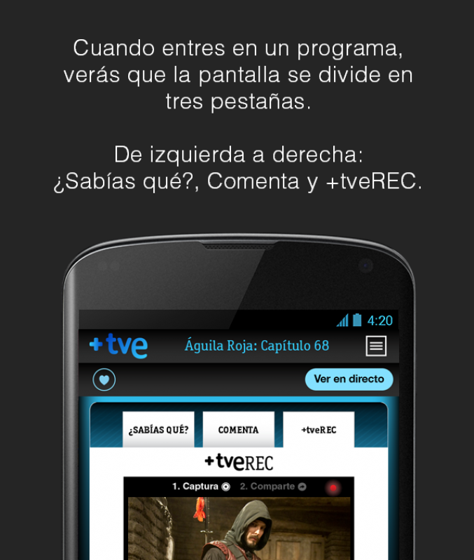 Cómo usar +TVE en teléfonos Android - 5