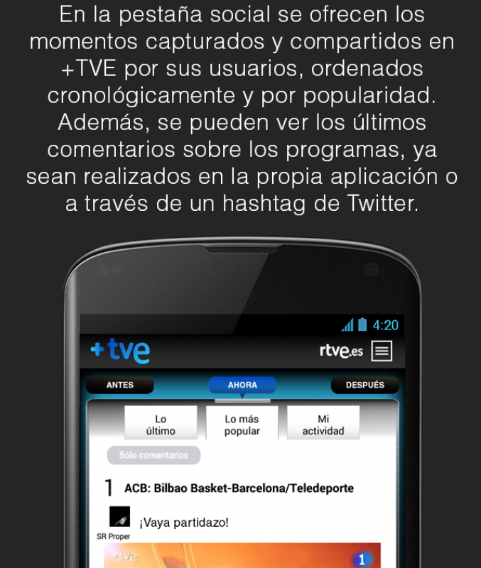 Cómo usar +TVE en teléfonos Android - 4