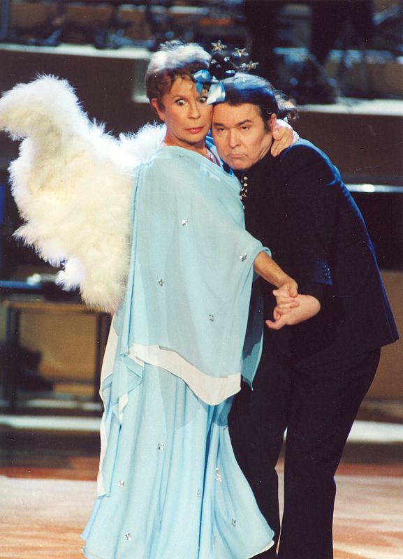 Lina Morgan con Raphael