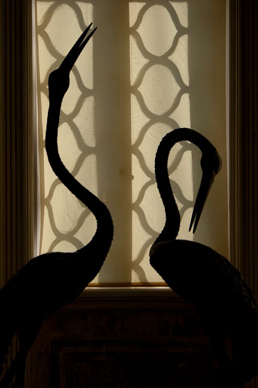 Una de las esculturas que adornan el Palacio da Pena (Sintra)