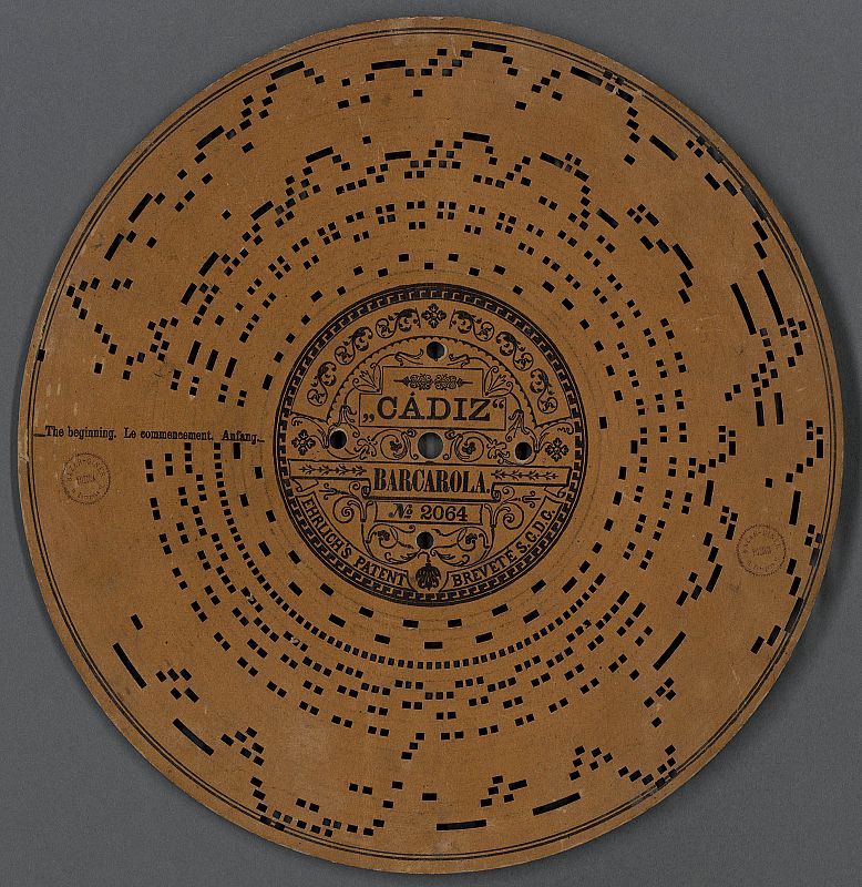 Barcarola 'Cádiz' de Federico Chueca y Joaquín Valverde.