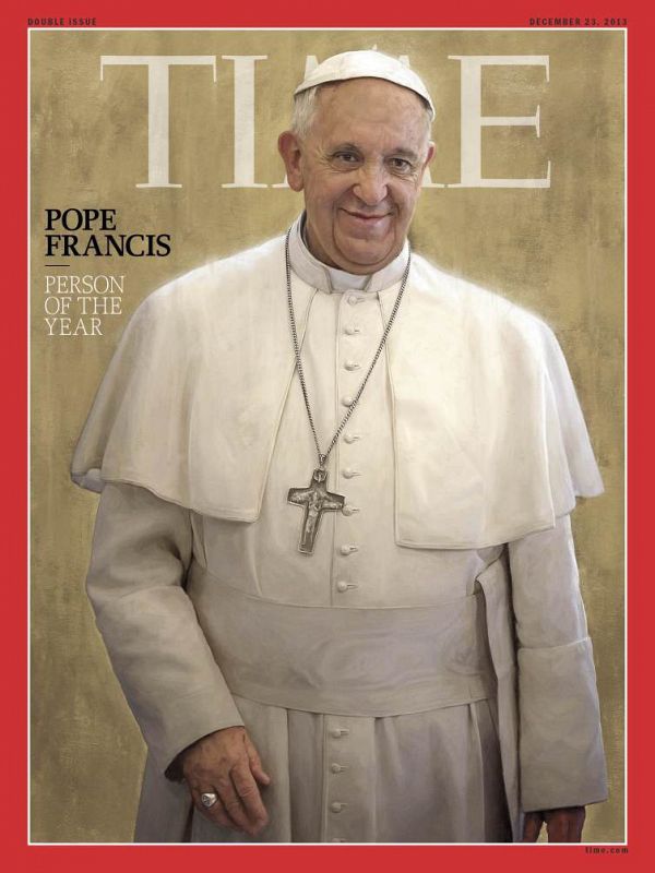 Portada de la revista 'Time', con el papa Francisco como persona del año 2013