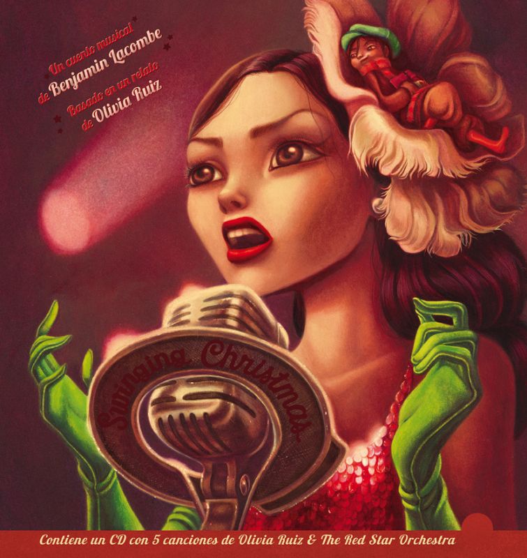 Portada de 'Swinging Christmas', de Olivia Ruiz y Benamin Lacombe