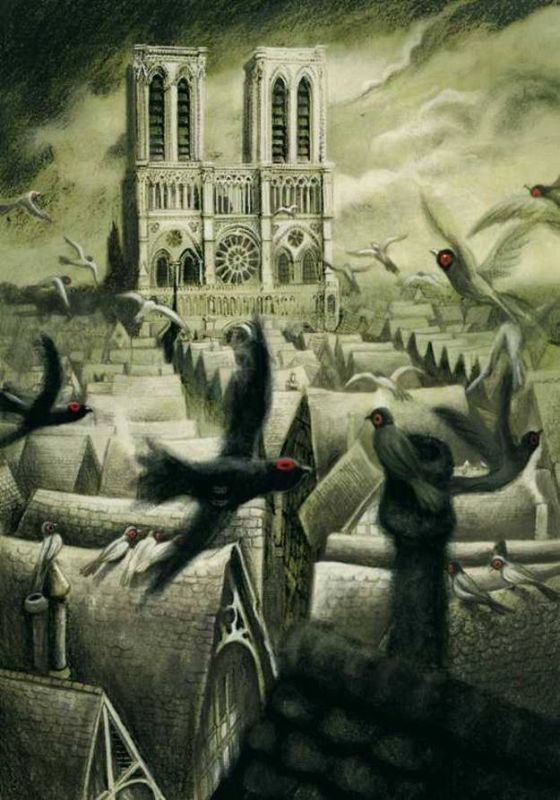 Ilustración del libro 'Nuestra Señora de París', de Victor Hugo y Benjamin Lacombe'