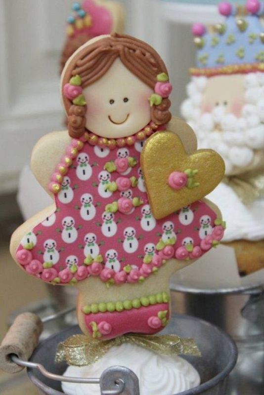 Galletas para colgar en el árbol