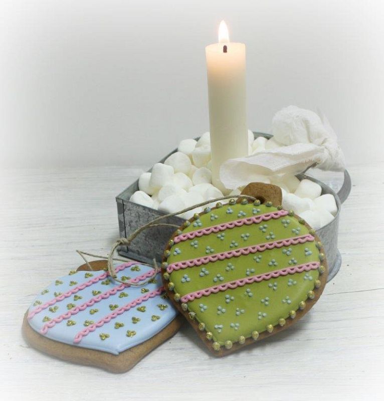 Galletas para colgar en el árbol