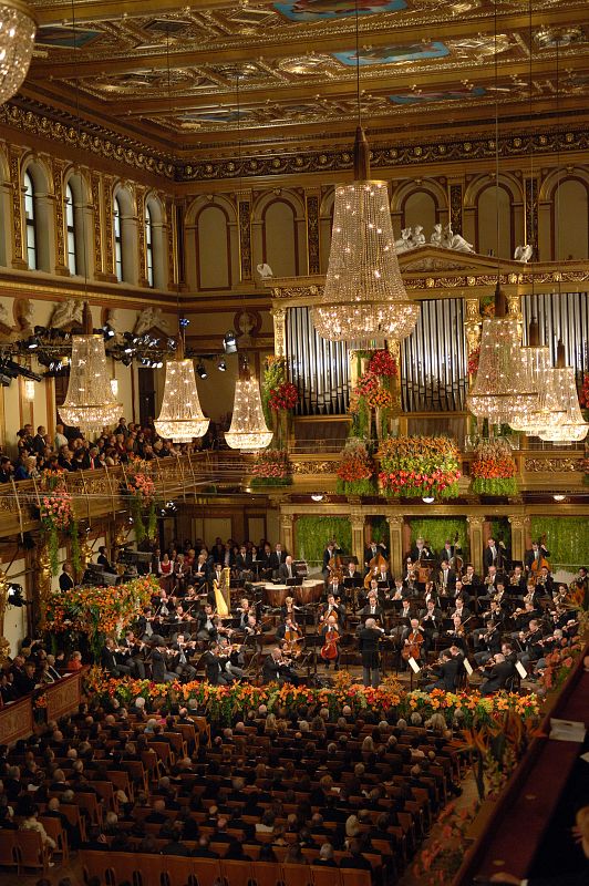 Vista general de la Orquesta Filarmónica de Viena, cuyo concierto podrás seguir en directo el día 1 de enero a través de TVE y RTVE.es.