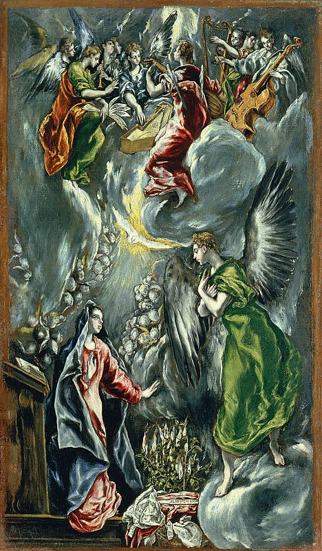 'La Anunciación' (1596-1600), de El Greco