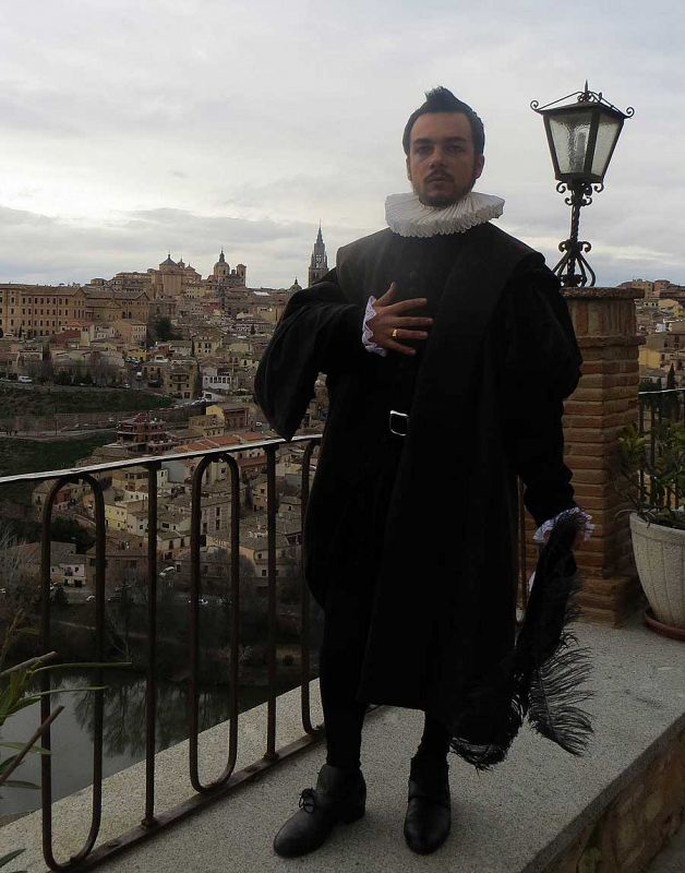 Vistas panorámicas durante el rodaje en Toledo con El Greco