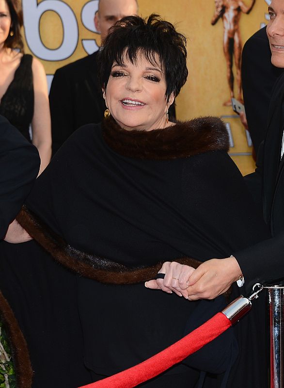 La actriz Liza Minnelli en su llegada a los premios del Sindicato de Actores de EE.UU. en su edición de 2014