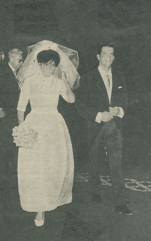 Imagen de la boda de Adolfo Suárez con Amparo Illana