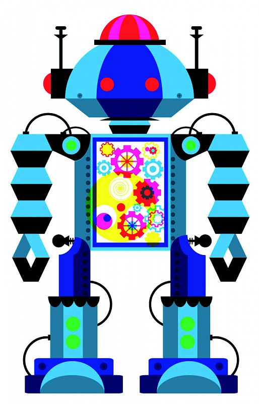 'Robot 1', 2011. Patrick Hruby, Sappi Fine Paper; digital