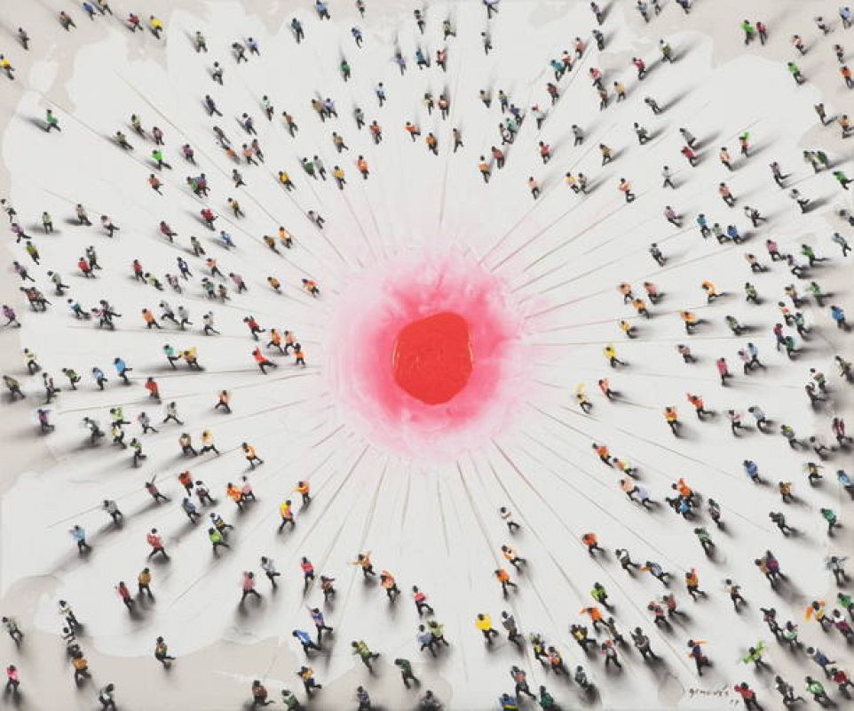  "Encendido", 2013acrílico s/ tela s/ tabla100 x 120 cm