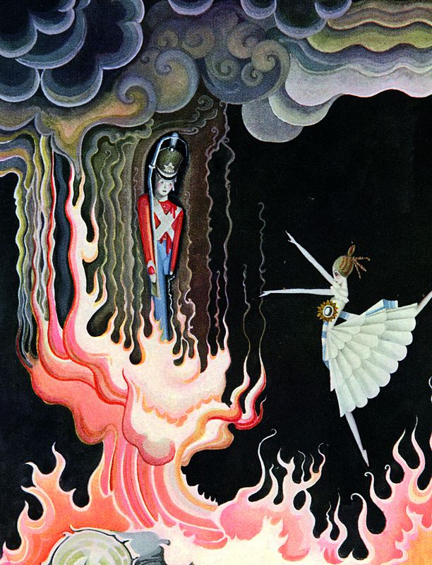 Ilustración del artista danés Kay Nielsen para 'El soldadito de plomo' (1924)