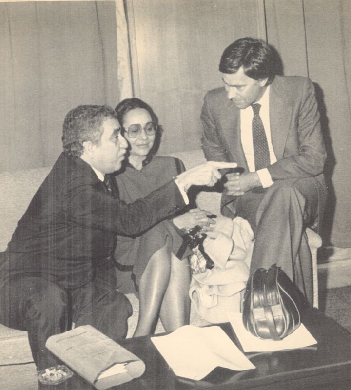 Con Felipe González en 1983