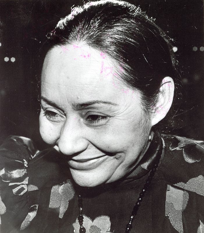 Mercedes Barcha, esposa de Gabriel García Márquez, en una imagen de 1982