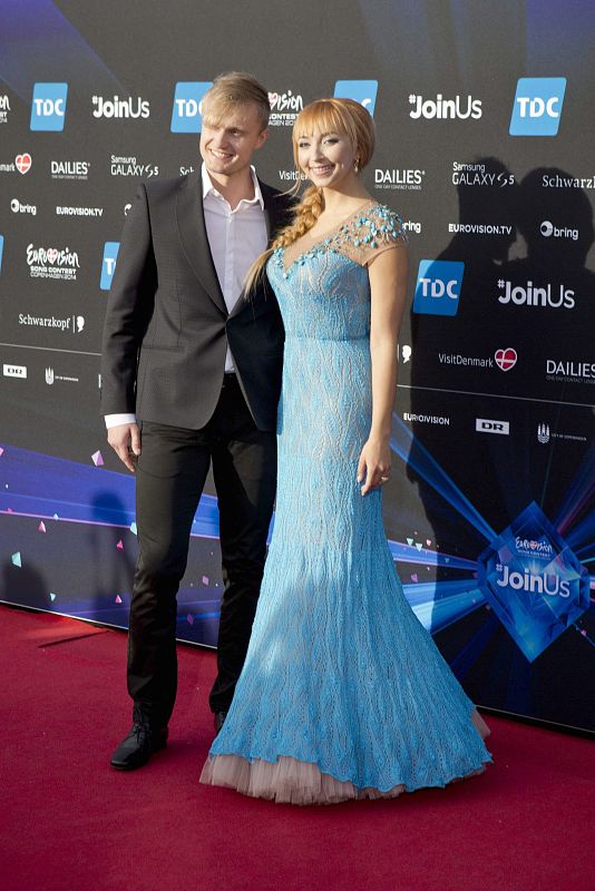 Tanja en la Welcome Party de Eurovisión