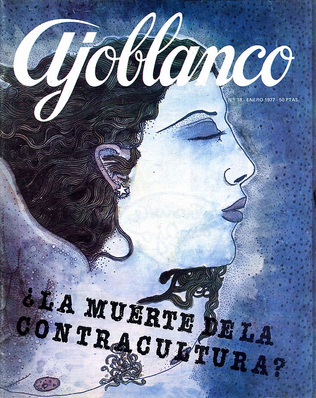 Portada del número 18 de 'Ajoblanco'