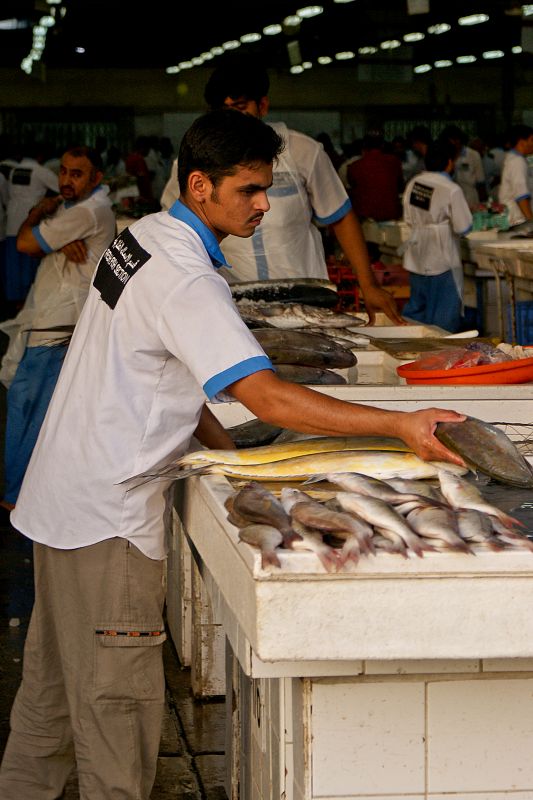 Mercado del pescado en Deira