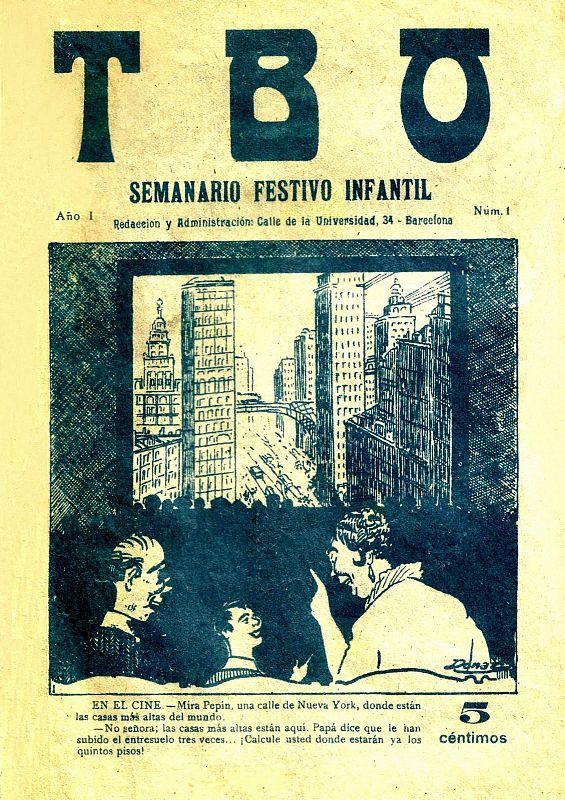 Portada del primer número del 'TBO' (1917)