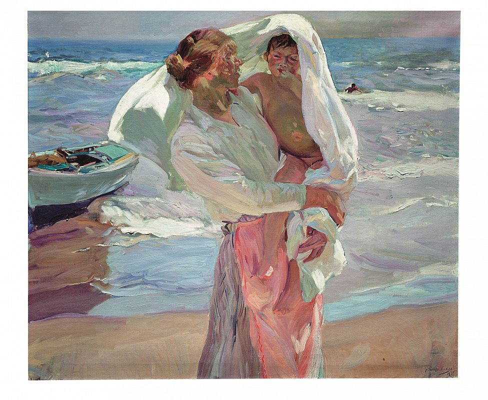 Joaquín Sorolla. Saliendo del baño (1915)