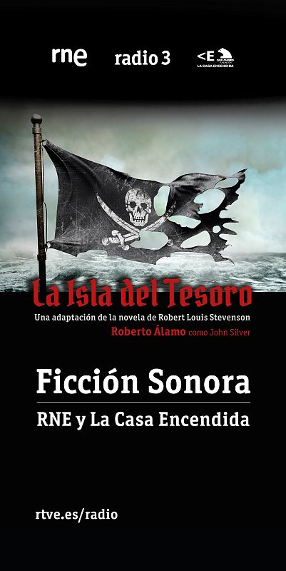 Cartel de 'La isla del tesoro', la nueva ficción sonora de RNE