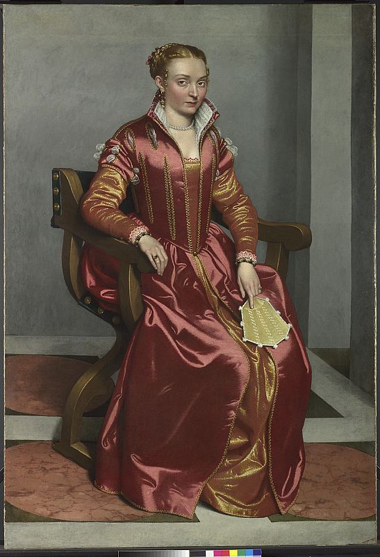 Giovanni Battista Moroni. Retrato de una dama