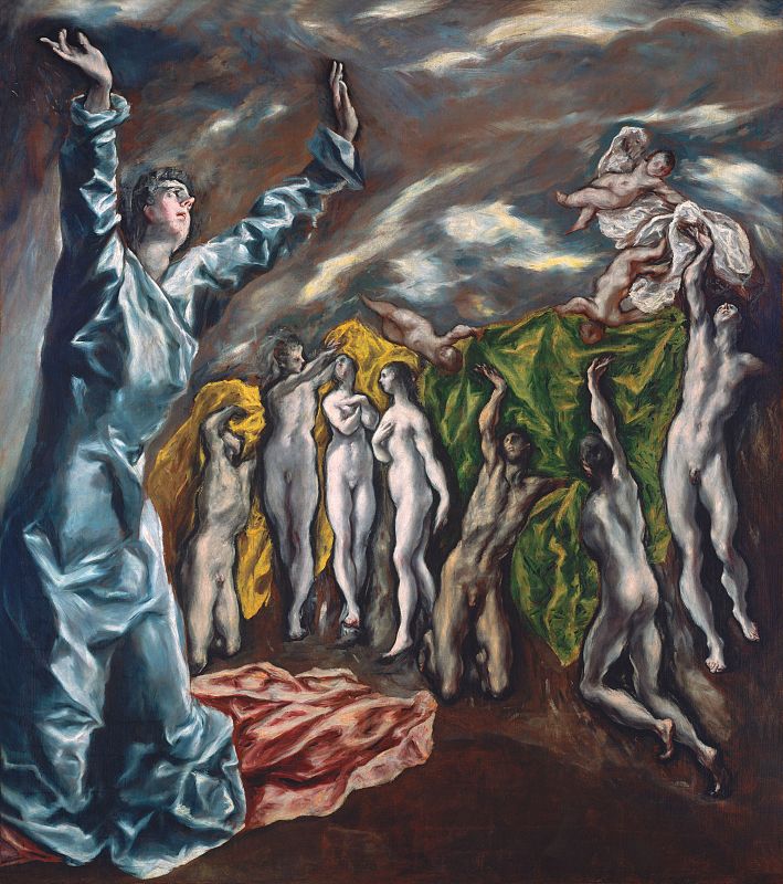 El Greco. "La visión de San Juan" (1608-1622)