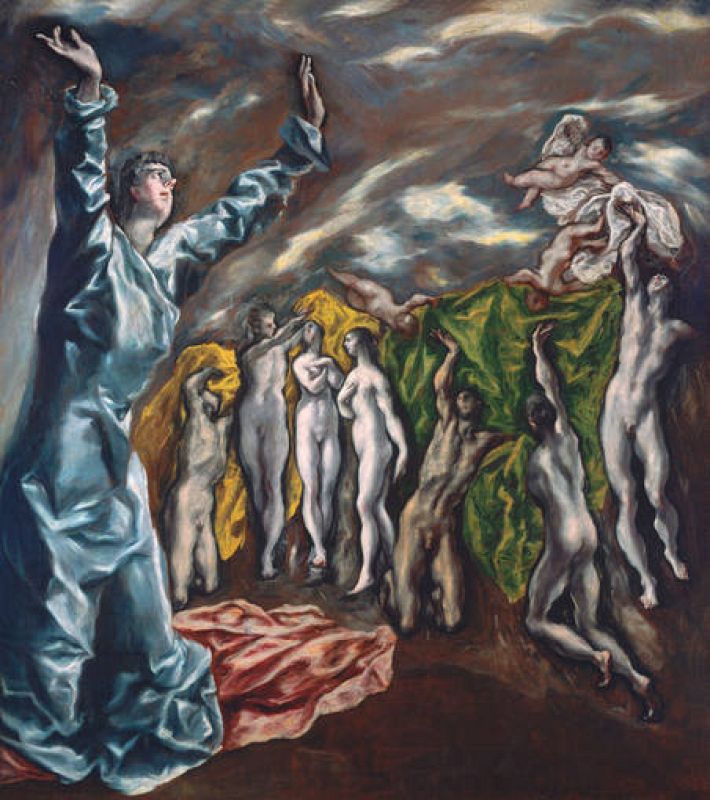  El Greco. "La visión de San Juan" (1608-1622)