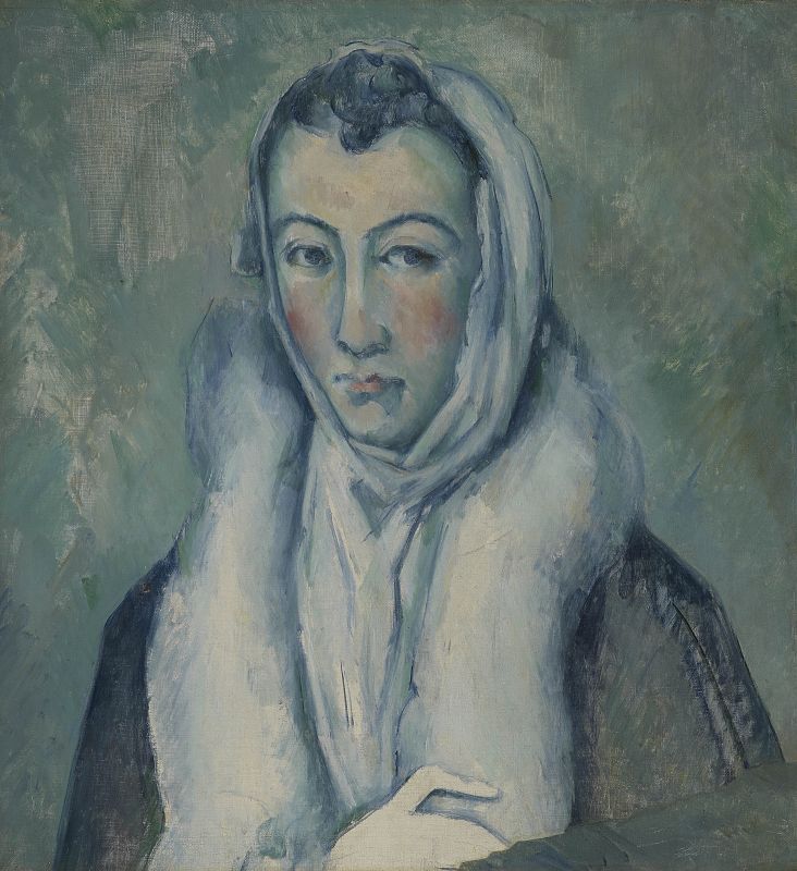 Paul Cézanne. "La dama del armiño, según el Greco" (1885-1886)