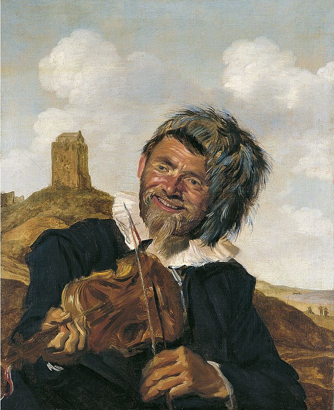 'Pescador tocando el violín' (1630), Frans Hals (atribuido)