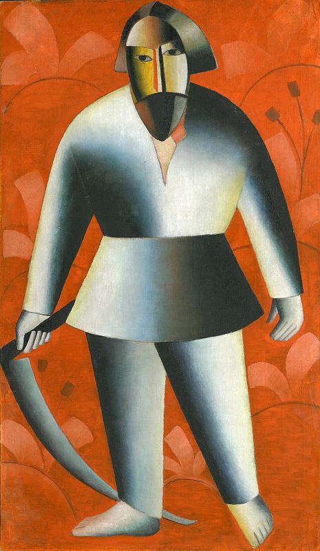 Kazimir Malevich. "El hombre de la guadaña (Cortacésped)" (1912)