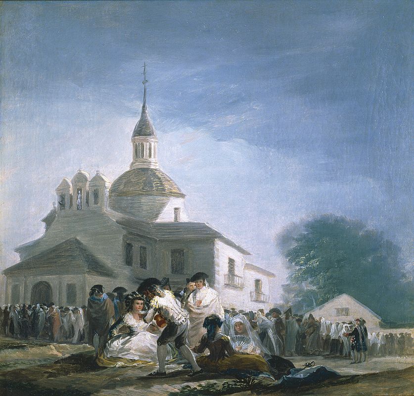 Francisco de Goya, "La ermita de San Isidro el día de la fiesta" (1788)